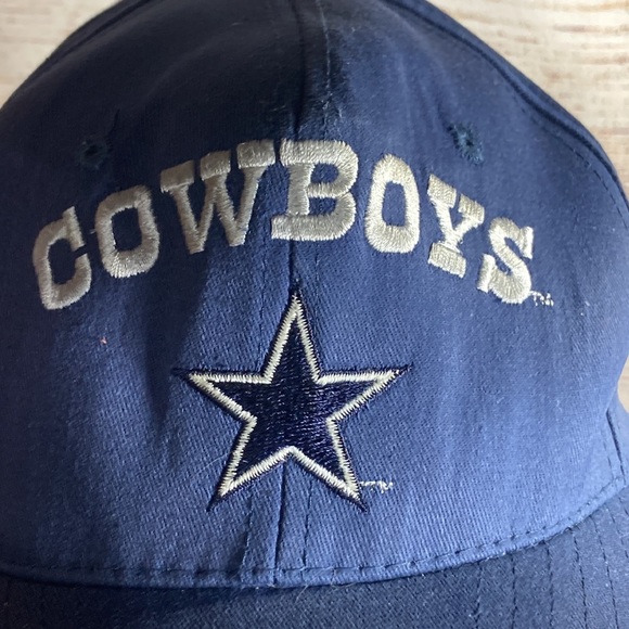 Vintage 90’s Dallas Cowboy SnapBack Navy Blue Adjustable NFL - Picture 4 of 12